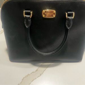 Michael Kors black top handle satchel
